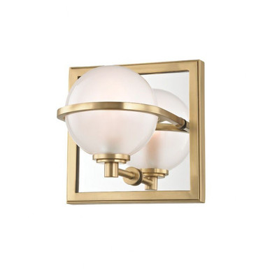 Axiom 1 Light Bath Vanity 6 x 6 Inch by Hudson Valley - 6441-AGB