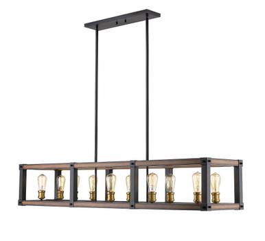 Kirkland 10 Light Island/Billiard 25 In Wide by 23 In High by Z-Lite - 47210L