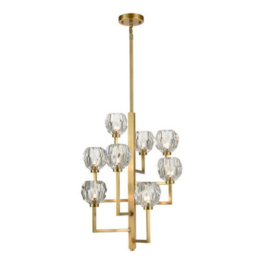 Parisian 8 Light Chandelier 27.75 x 20 Inch by Zeev CD10305-8-AGB - CD10305-8-AGB