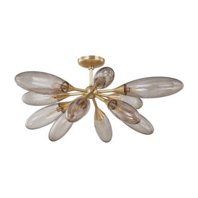 Cordoba 12 Light Semi Flush Mount 14.5 Inch and 39.5 Inch Wide by Corbett - 497-12-VB