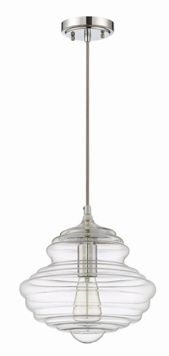 1 Light Small Pendant 130 Inch Tall by Craftmade - P610CH1