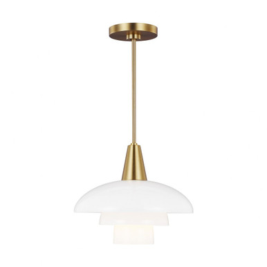 Rossie 1 Light Medium Pendant by Visual Comfort Studio - ep1271bbs