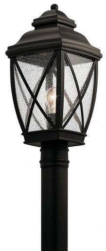 Tangier 1 Light Outdoor Post Lantern 19.75 x 9.5 In by Kichler - 49843oz