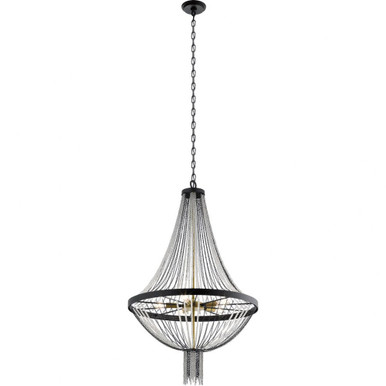 Alexia 5 Light Medium Chandelier by Kichler - 52047bkt
