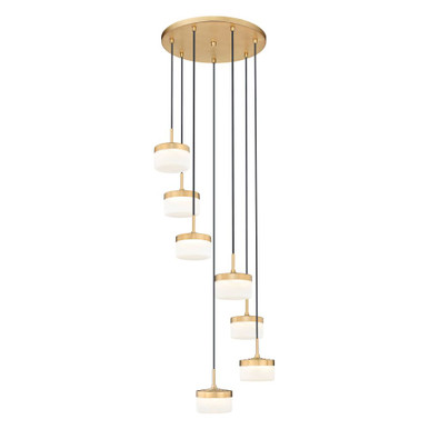 Renaud 18W 7 LED Chandelier 5 Inch Tall and 21 Inch Wide by Z Lite - 827P6-7R