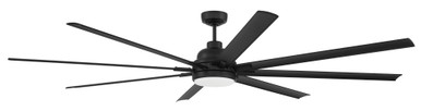 Rush 8 Blade Ceiling Fan with Light Kit 84 Inch Wide by Craftmade - RSH84FB8-NWF