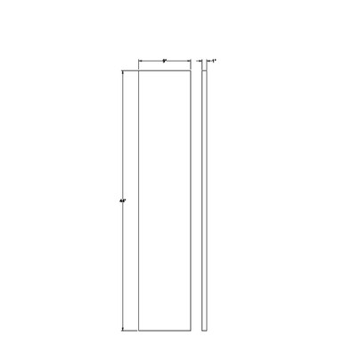 Ilya 1 Light Outdoor Wall Mount 44 Inch Tall and 9 Inch Wide by Eurofase - 42706-014