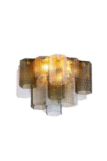 Helsinki 4 Light Semi Flush Mount 12 Inch Tall X 18.5 Inch Wide by Corbett - 516-19-VGL