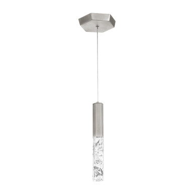 Basalt 9.2W 1 LED Mini Pendant by Modern Forms - PD-48110-BN