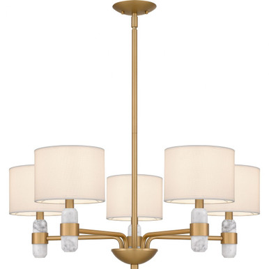 Kimberly 5 Light Large Chandelier by Quoizel - KMB5030BWS