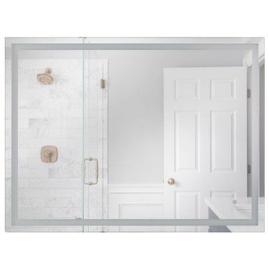 Cristine 36W 1 LED Rectangle Front/Back Lit LED Mirror 48 Inch by Craftmade - MIR4802RT-W3C
