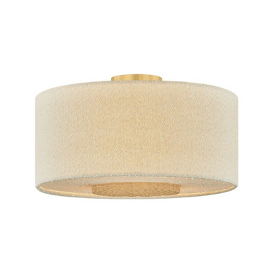 Miller 3 Light Flush Mount 10.25 Inch Tall and 18 Inch Wide Mitzi - H1153503-AGB