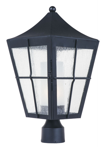 Revere 12W 1 LED Outdoor Pole/Post Mount 9 x 19 inches by Maxim  - 55330CDFTBK