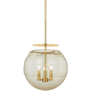 Gill 3 Light Medium Pendant by Hudson Valley - 1343-AGB