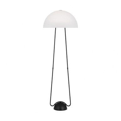 Nido 9W 1 LED Floor Lamp 57.5 x 20 Inches by Visual Comfort Studio - KT1381MBK1