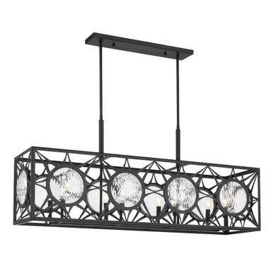 Balfour 8Light Linear Chandelier 19.7 Inch X 12.88 Inch Wide by Savoy House - 1-5066-8