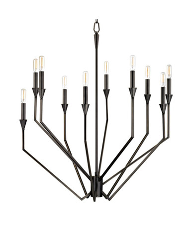 Archie 10 Light Large Chandelier by Hudson Valley - 8510