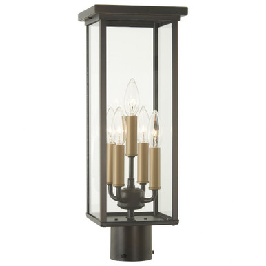 Great Outdoors Casway 5 Light Post Mount by Minka Lavery - 72585-143C
