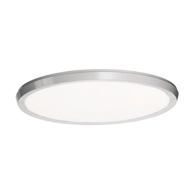 Argo 26W 1 LED 15 Inch Wide White Glass Flush Mount by Modern Forms - FM-4215-BN