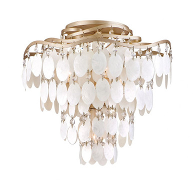 Dolce 4 Light 16 Inch Wide Semi Flush Mount by Corbett - 109-34-CPL