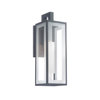 Cambridge 12W 1 LED Light Outdoor Wall Lantern by Modern Forms - WS-W24218-BK