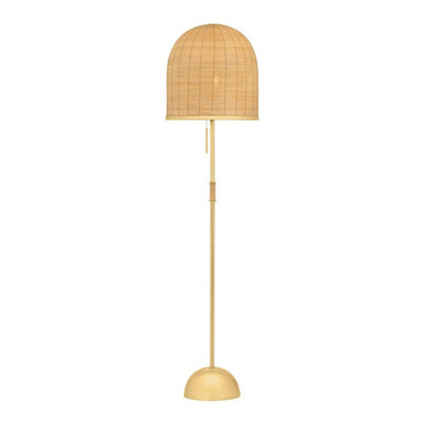 Darfield 1 Light Floor Lamp 64.25 Inch X 15.75 Inch Wide by Hudson Valley - L9864-AGB