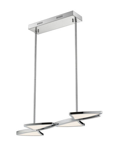Aeon 1 LED Light Mini Island Chandelier by Z-Lite - 1003-4CH-LED