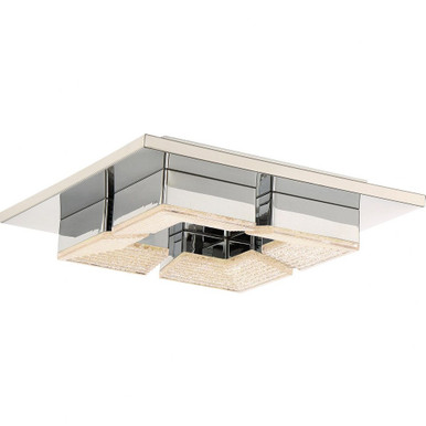 Lunette 14W 1 LED 10.5 Inch Wide Semi Flush Mount by Quoizel - PCLT1611C