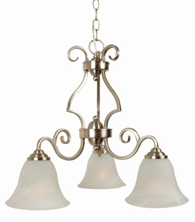 Cecilia 3 Light Small Chandelier by Craftmade - 7121BNK3