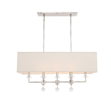 Paxton 8 Light Oversized Linear Chandelier by Crystorama - 8109