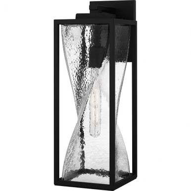 Zarah 1 Light Outdoor Wall Lantern by Quoizel - ZAR8407MBK