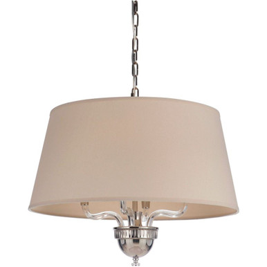 Deran 4 Light Pendant 20.88 Inch Tall and 25.25 Inch Wide by Craftmade - 48094-PLN