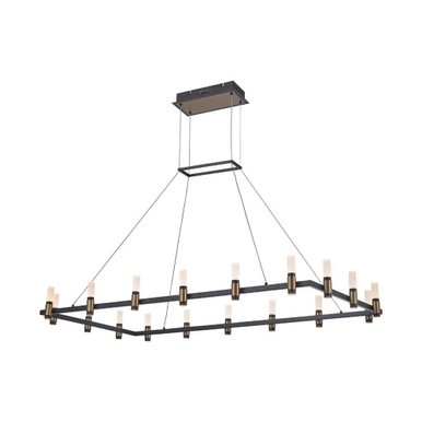 Albany 1 Light Large Rectangular Chandelier by Eurofase - 37048-013