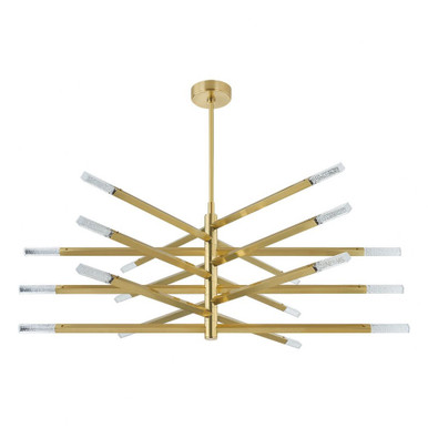 Strasbourg 59W 18 LED Chandelier 20.25 Inch Tall X 56 Inch Wide by Corbett - 501-56-VB