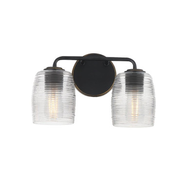 Honey 2 Light Wall Sconce 8.25 Inch Tall and 14 Inch Wide by Maxim - 21412
