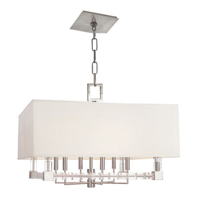 Alpine 6 Light Chandelier 18.75 x 26 Inch Wide by Hudson Valley - 7126-PN