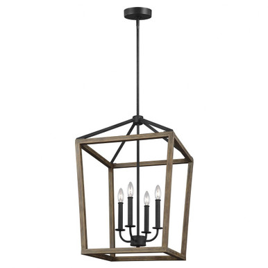 Sean Lavin 4 Light Small Caged Chandelier by Visual Comfort Studio - f3191/4wow/af