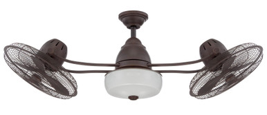 Bellows II - 48 Inch Dual Head Ceiling Fan by Craftmade - BW248