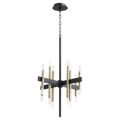 Luxe 16 Light Medium Chandelier by Quorum - 60-16-6980
