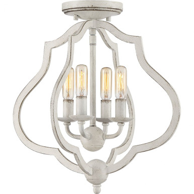 O'Keefe 4 Light 15 Inch Wide Semi Flush Mount by Quoizel - OKF1715