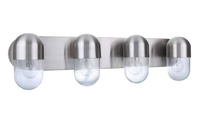 Pill 4 Light Vanity Light 31.38 Inch Wide by Craftmade - 55004