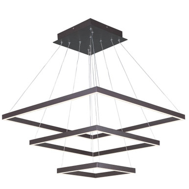Quad 3 LED Light Large 3 Tier Pendant by ET2 - E22407-BZ