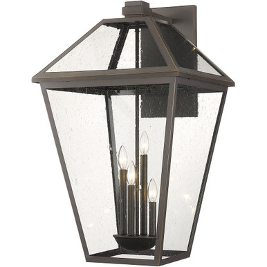 Talbot 4 Light Outdoor Wall Sconce 33 x 19.5 Inches by Z-Lite - 579XLX