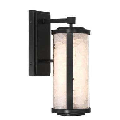Salt Creek 13.2W LED Round Outdoor Wall Mount 16 Inch Tall by Minka Lavery - 8181-66A-L