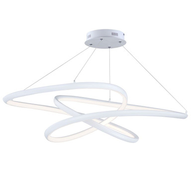 Twisted 66W 1 LED Light Large Pendant by ET2 - E30647-MW