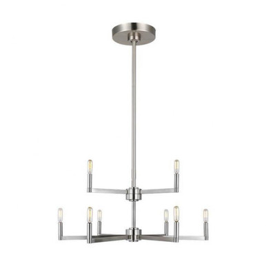 Fullton 9 Light Chandelier 24.63 X 33 Inch Wide by Visual Comfort Studio - 3164209C