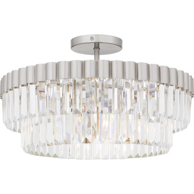 Starlight 4 Light 18.5 Inch Wide Semi Flush Mount by Quoizel - QSF6742
