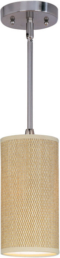 Elements 1 Light Small Pendant 10 Inch Tall by ET2 E95120-101SN - E95120-101SN