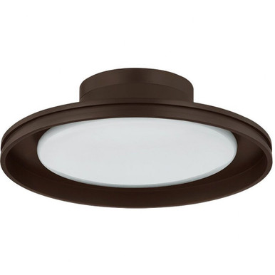 Cannes 1 Light 14.75 Inch Wide Outdoor Flush Mount by Troy - C3115-BRZ