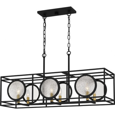 Chalamont 6 Light Oversized Linear Pendant by Quoizel - CHT636EK
